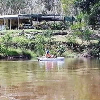 Kayaking On River